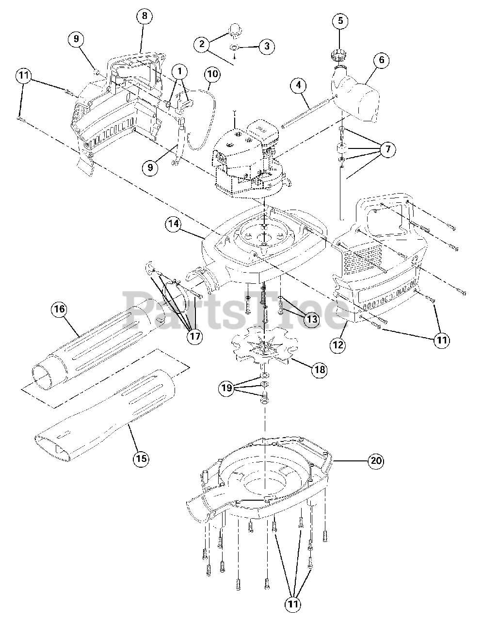 blower parts diagram