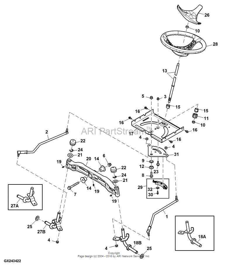 gt235 parts diagram