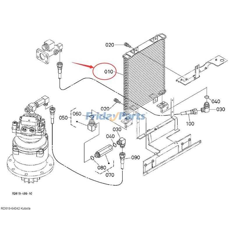 kubota excavator parts diagram