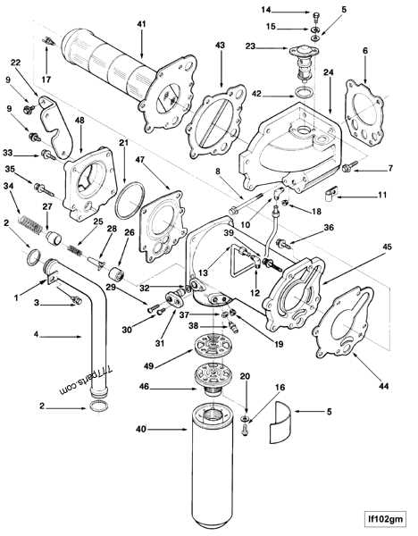 cummins 855 oil cooler parts diagram