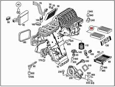 mercedes w164 parts diagram