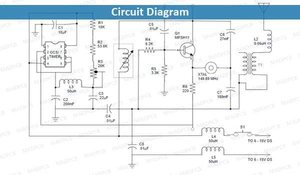 circuit board parts diagram