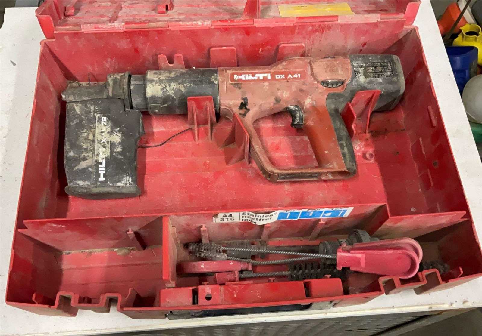 hilti dx a41 parts diagram