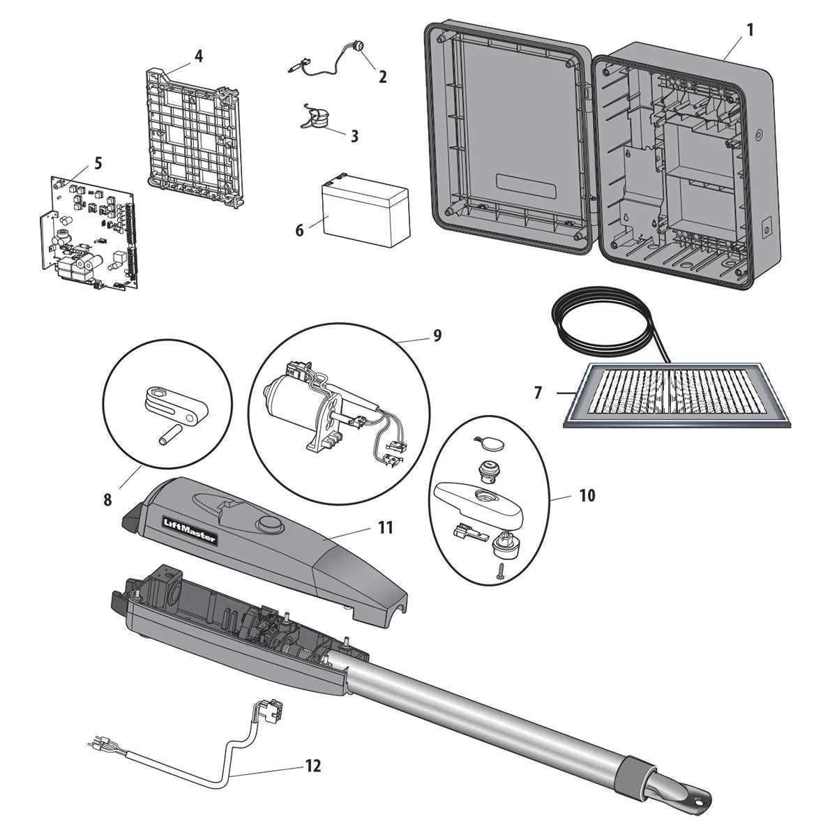 liftmaster la400 parts diagram