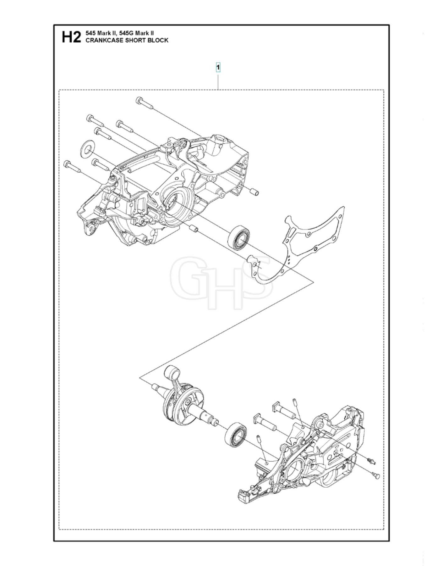 husqvarna 545 mark ii parts diagram