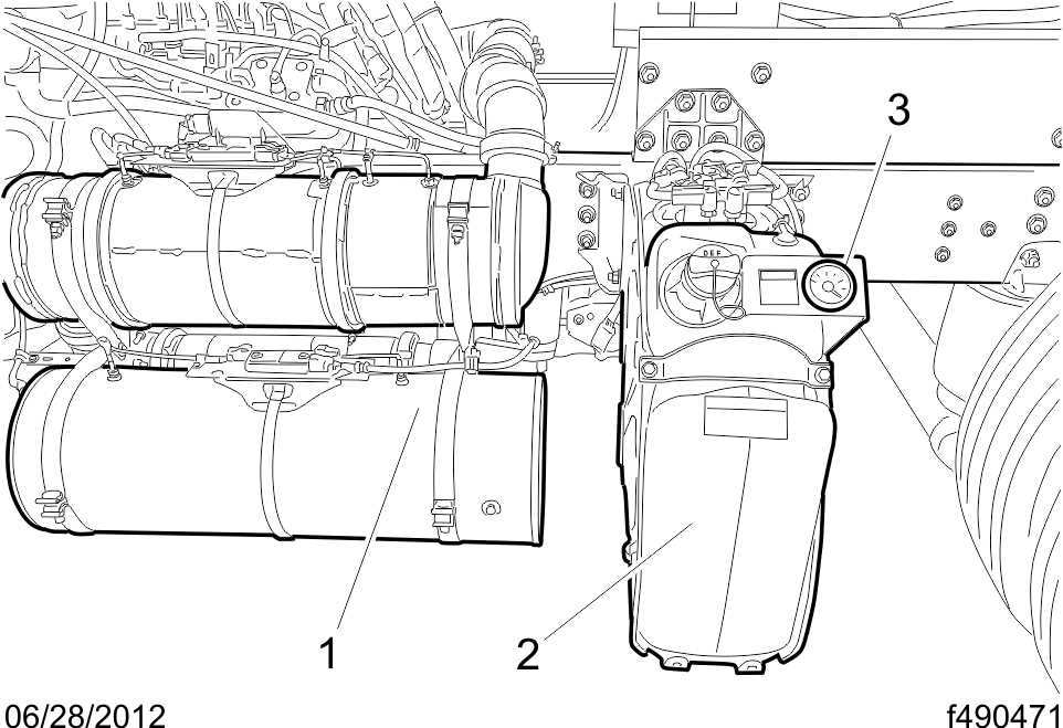 freightliner engine parts diagram