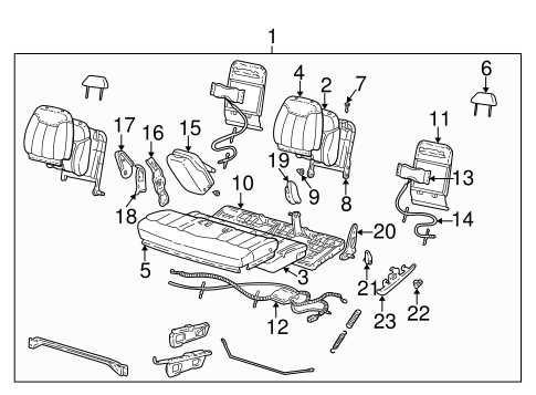 gmc sierra interior parts diagram