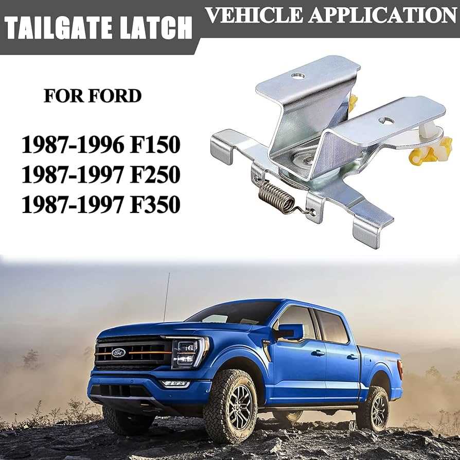 ford tailgate parts diagram