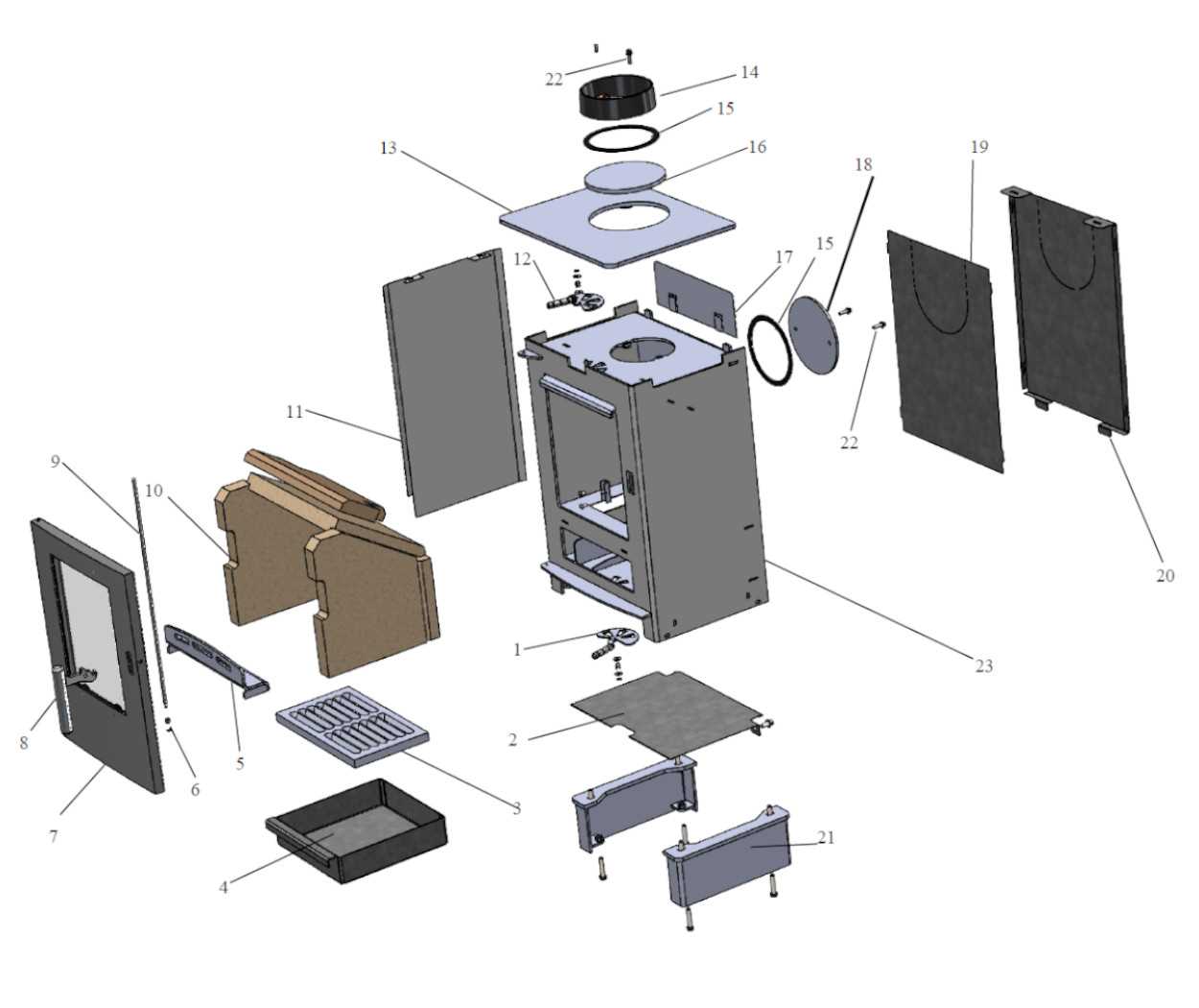 morso squirrel 1410 parts diagram