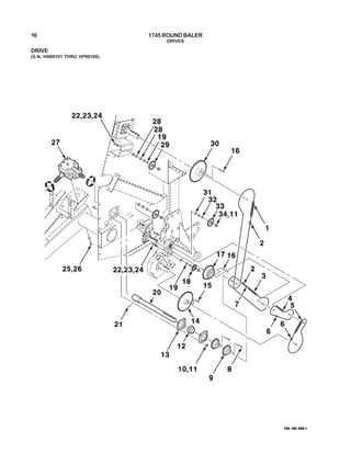 hesston baler parts diagram