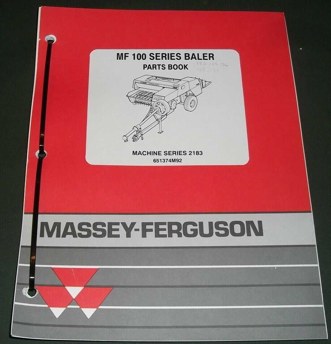 massey ferguson 124 baler parts diagram