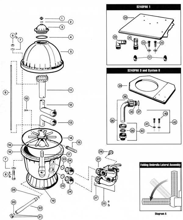 hayward vari flo valve parts diagram