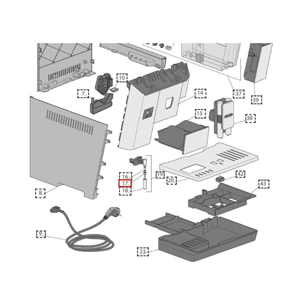 delonghi perfecta parts diagram