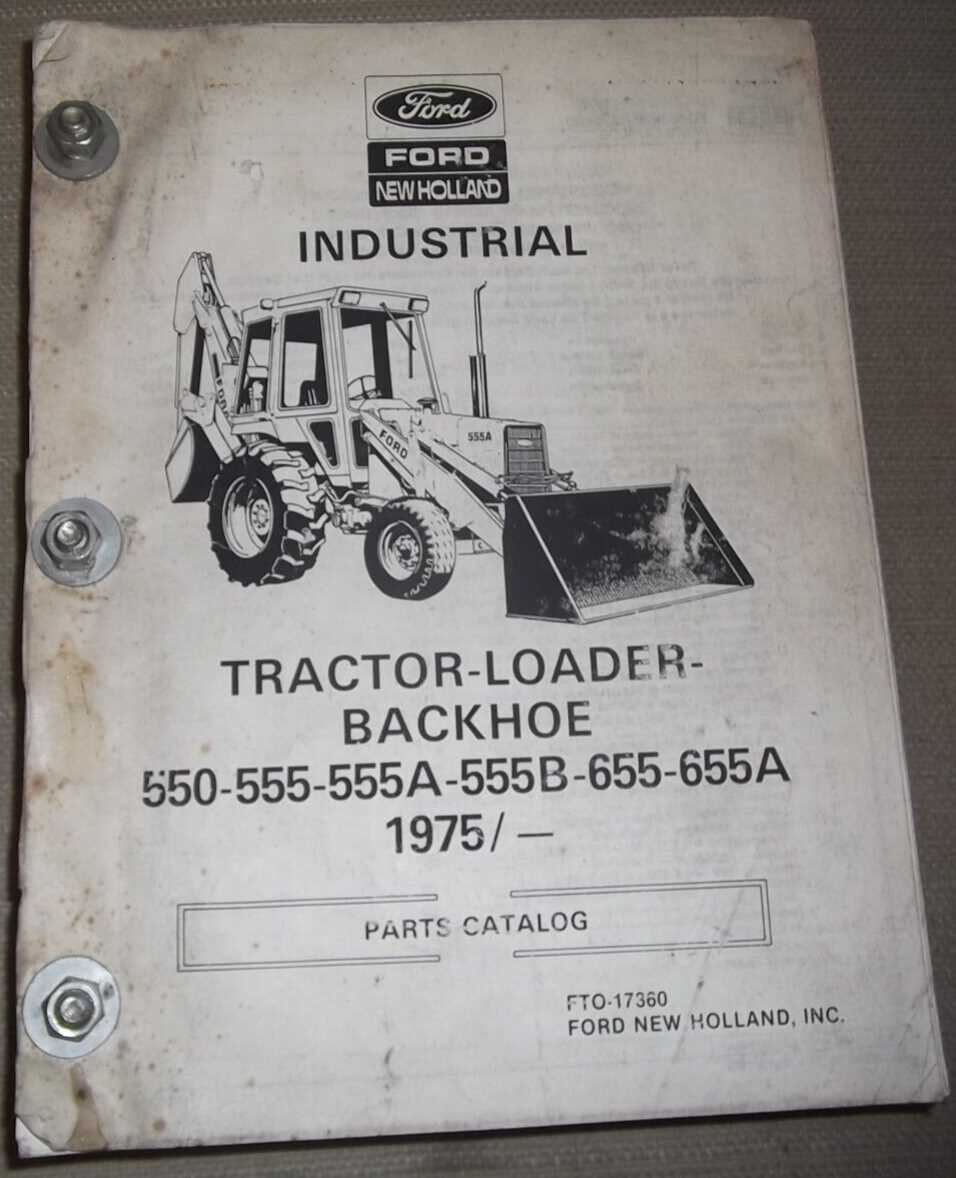 ford 550 backhoe parts diagram