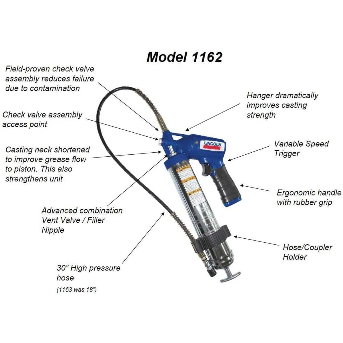 lincoln grease gun parts diagram