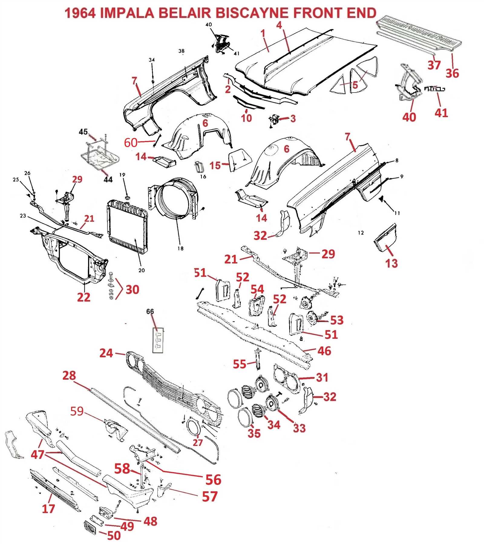 2006 chevy impala parts diagram