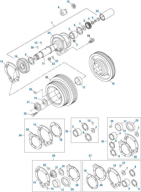 cummins n14 parts diagram