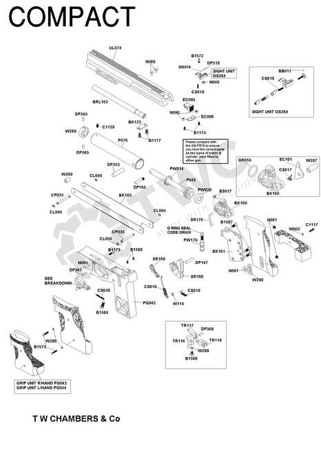 beretta 92 parts diagram