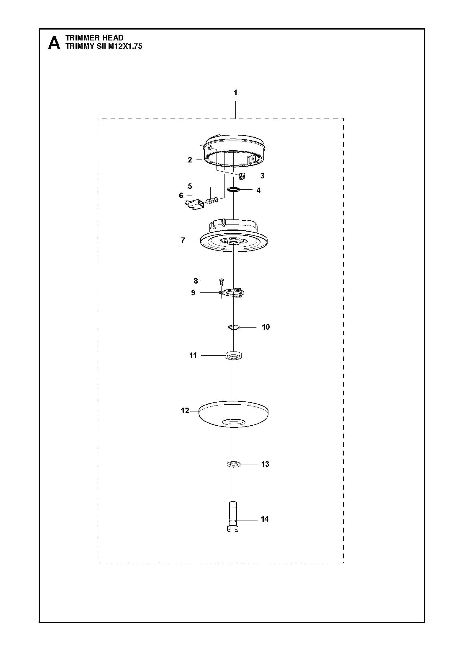 husqvarna st 227 parts diagram