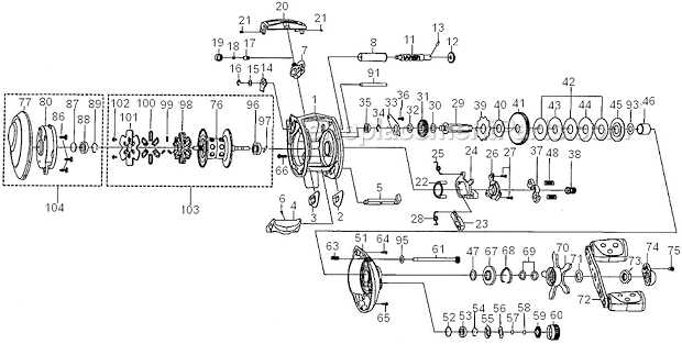 manual abu garcia reel parts diagram