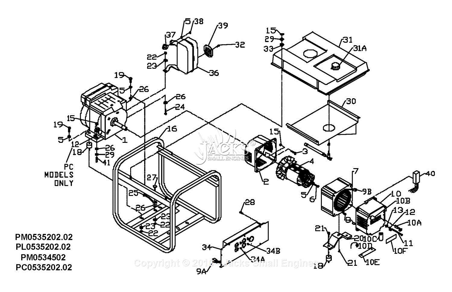 coleman powermate maxa 5000 er parts diagram