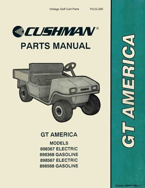 cushman golf cart parts diagram