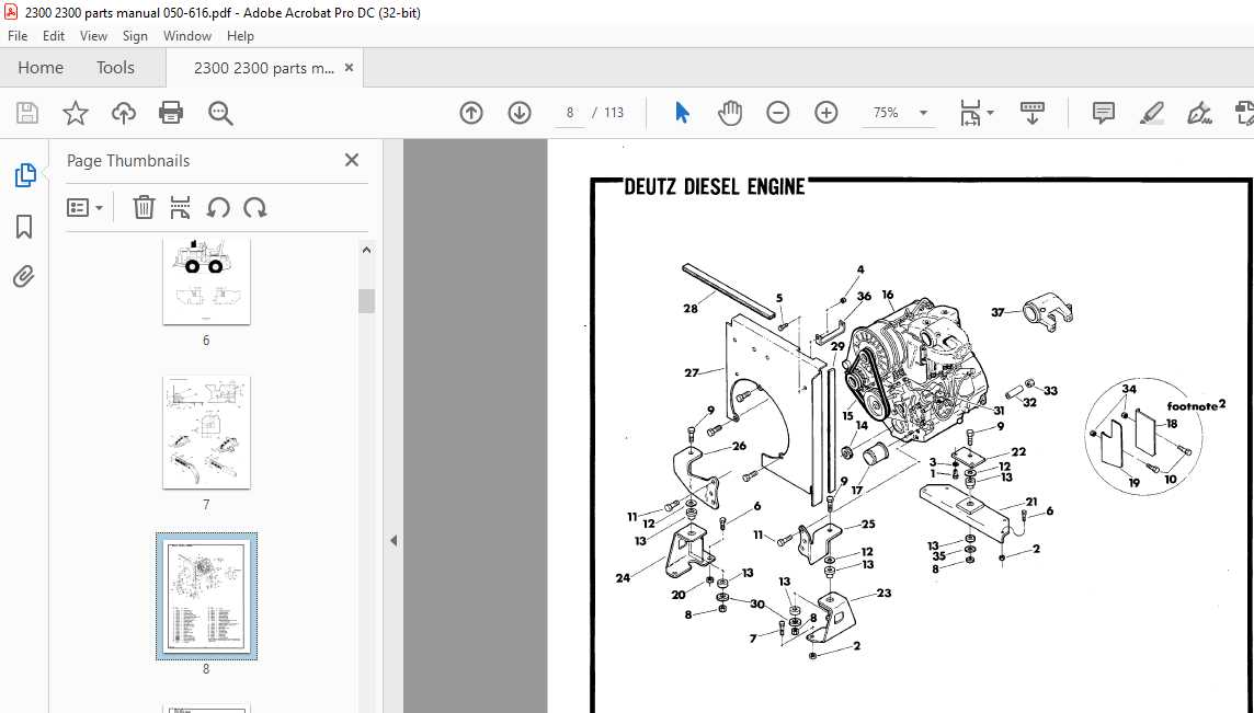 ditch witch parts diagram