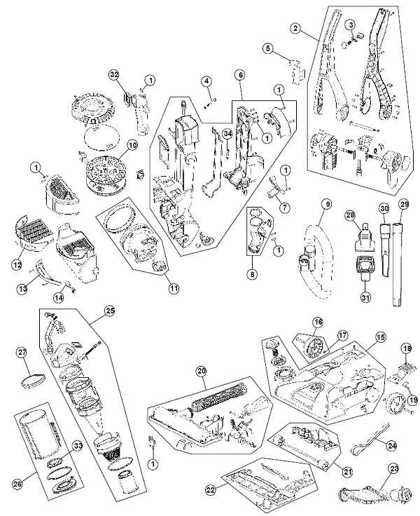 hoover uh74220 parts diagram