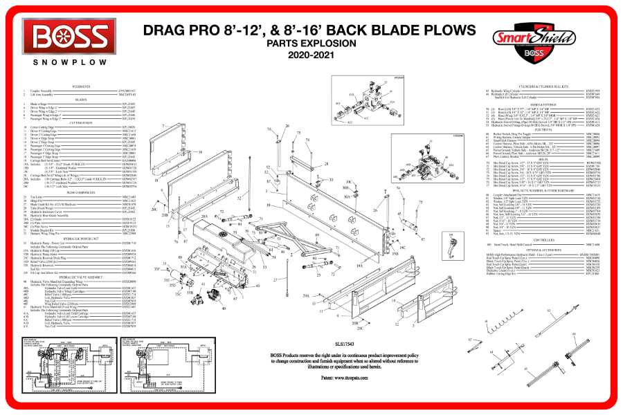 boss snow plow parts diagram