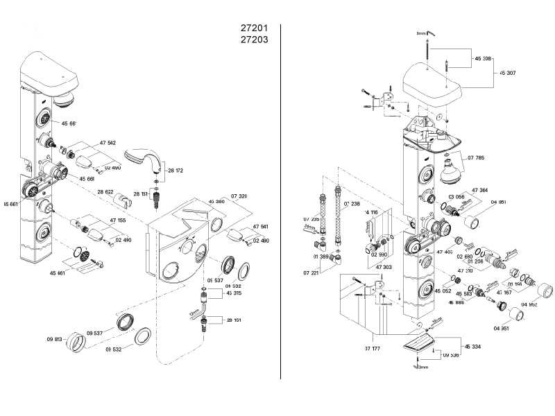 aquasource shower parts diagram