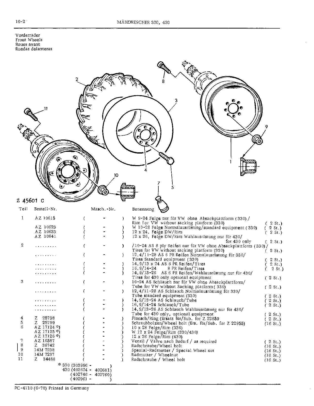 john deere 430 parts diagram