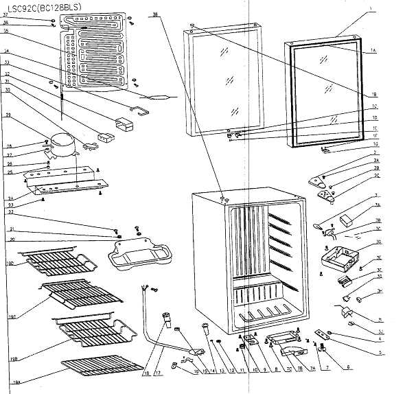 danby parts diagram