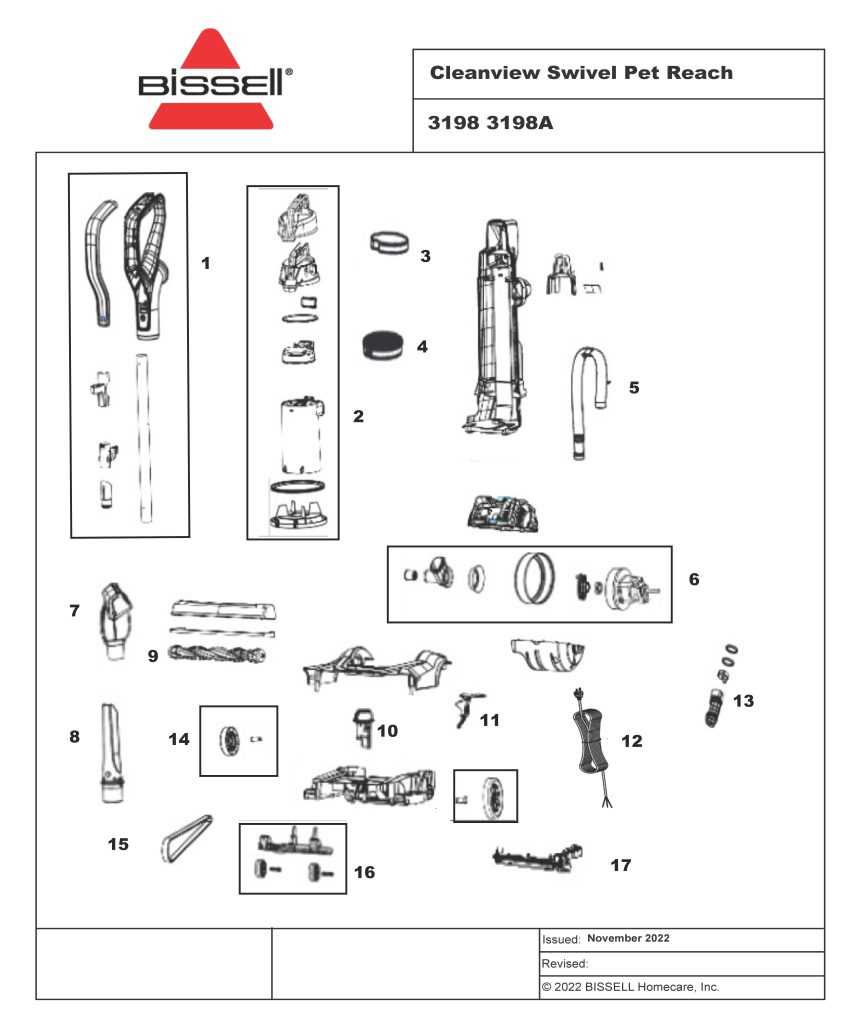 bissell 9200 parts diagram