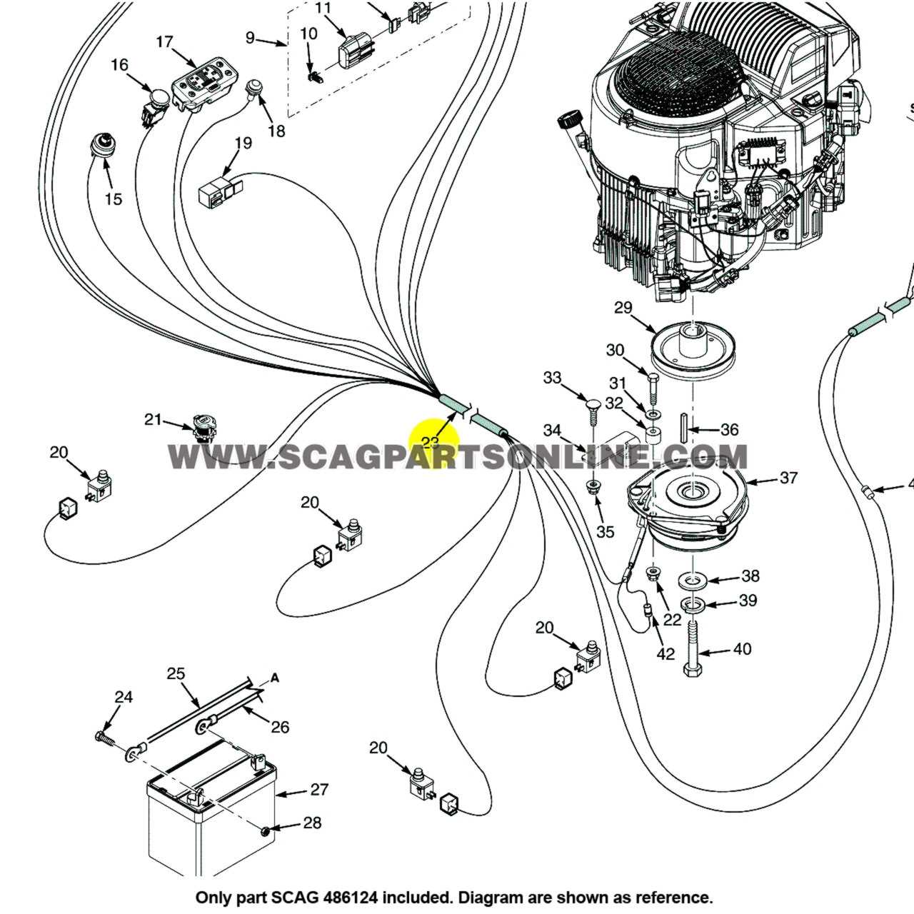 briggs and stratton 22hp v twin parts diagram