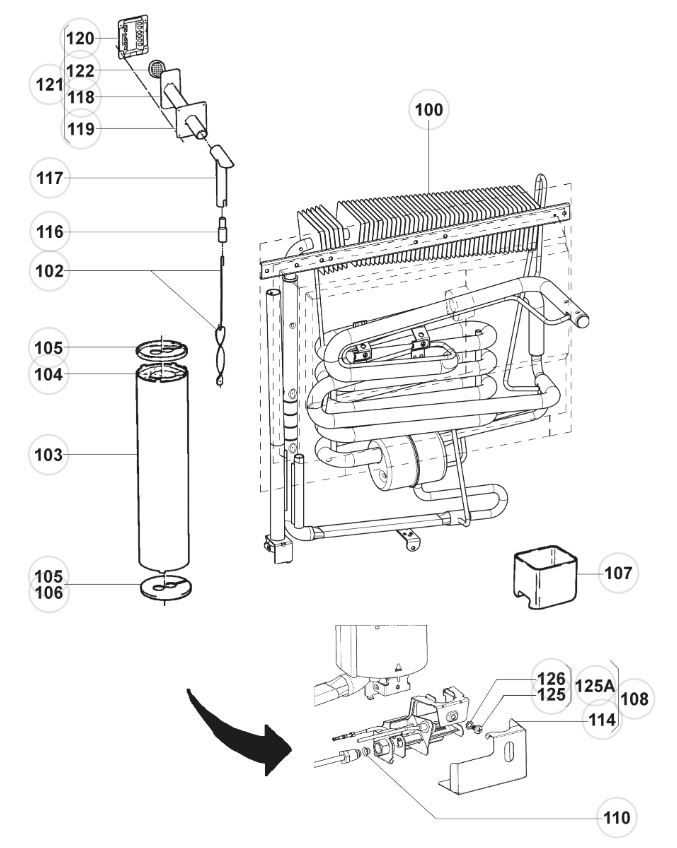 continental refrigerator parts diagram