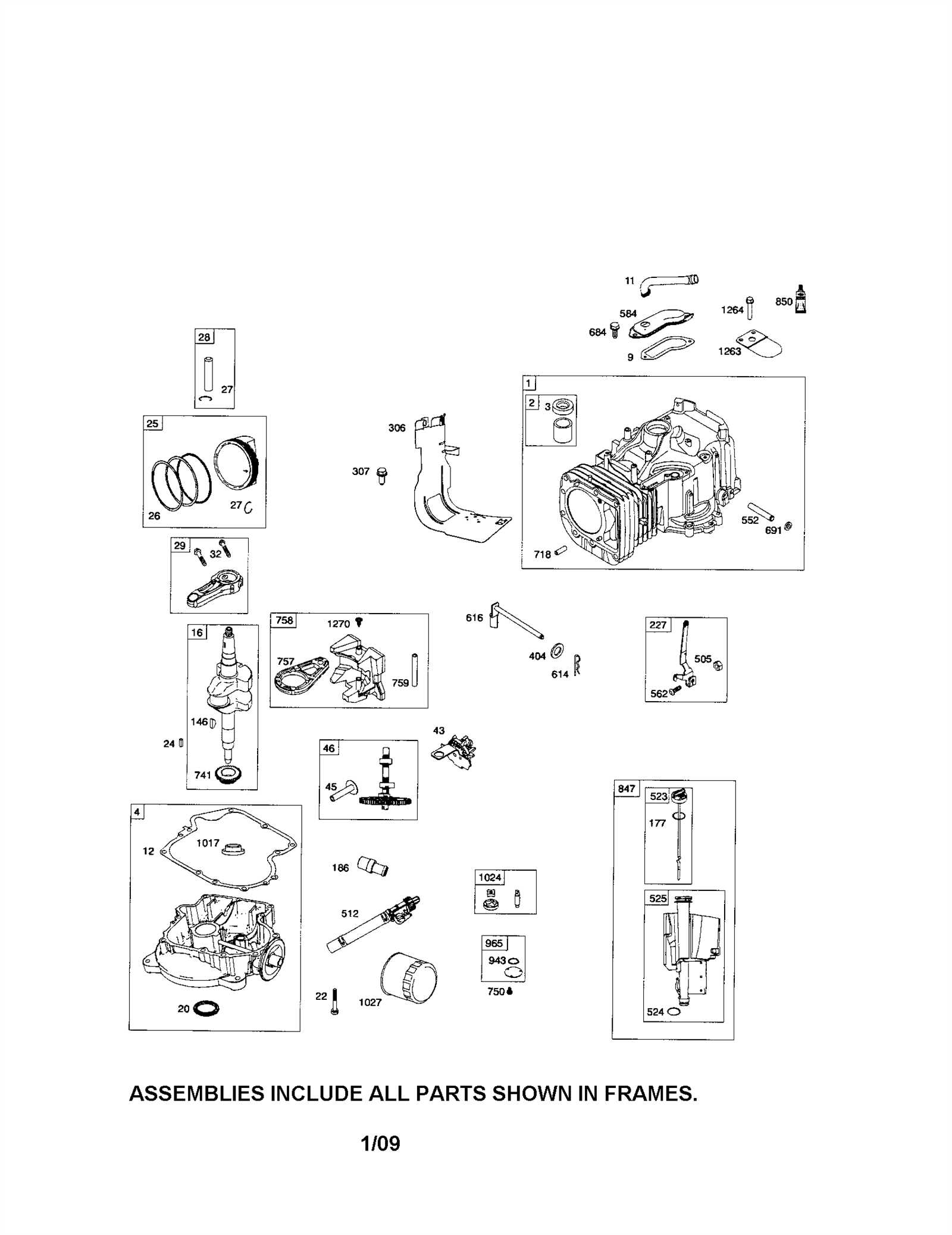 briggs and stratton 550e parts diagram