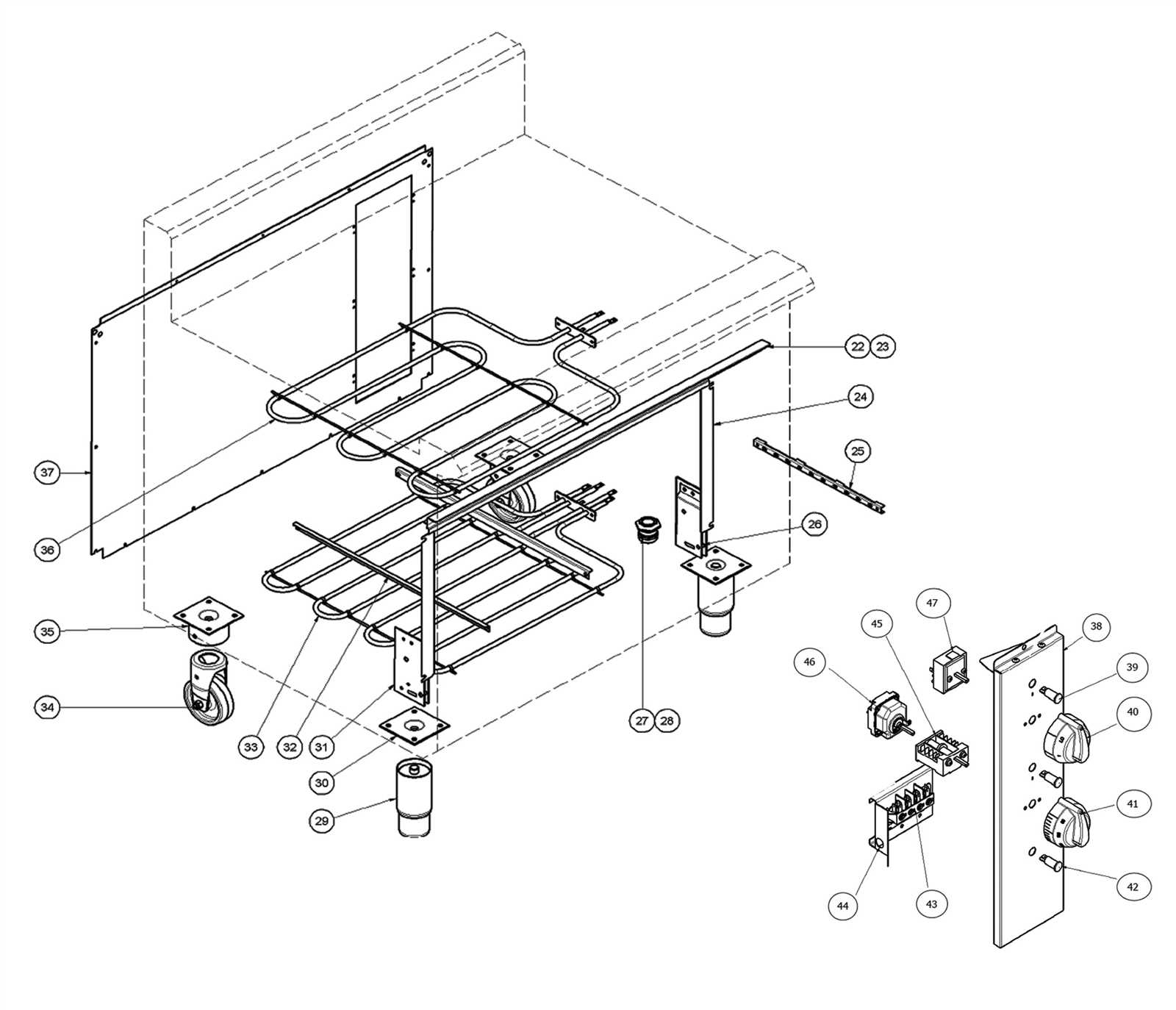 moffat dishwasher parts diagram