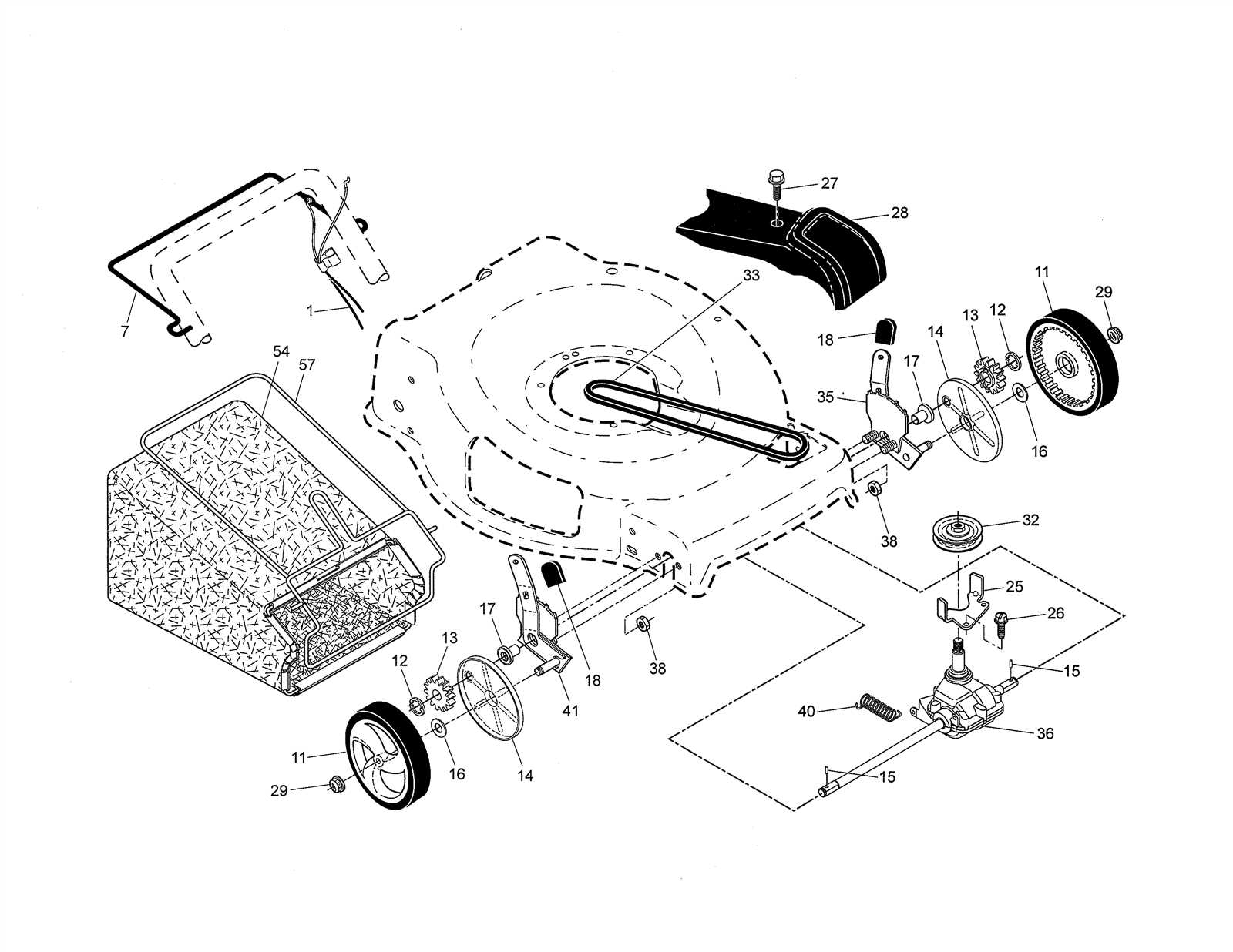 craftsman m230 parts diagram