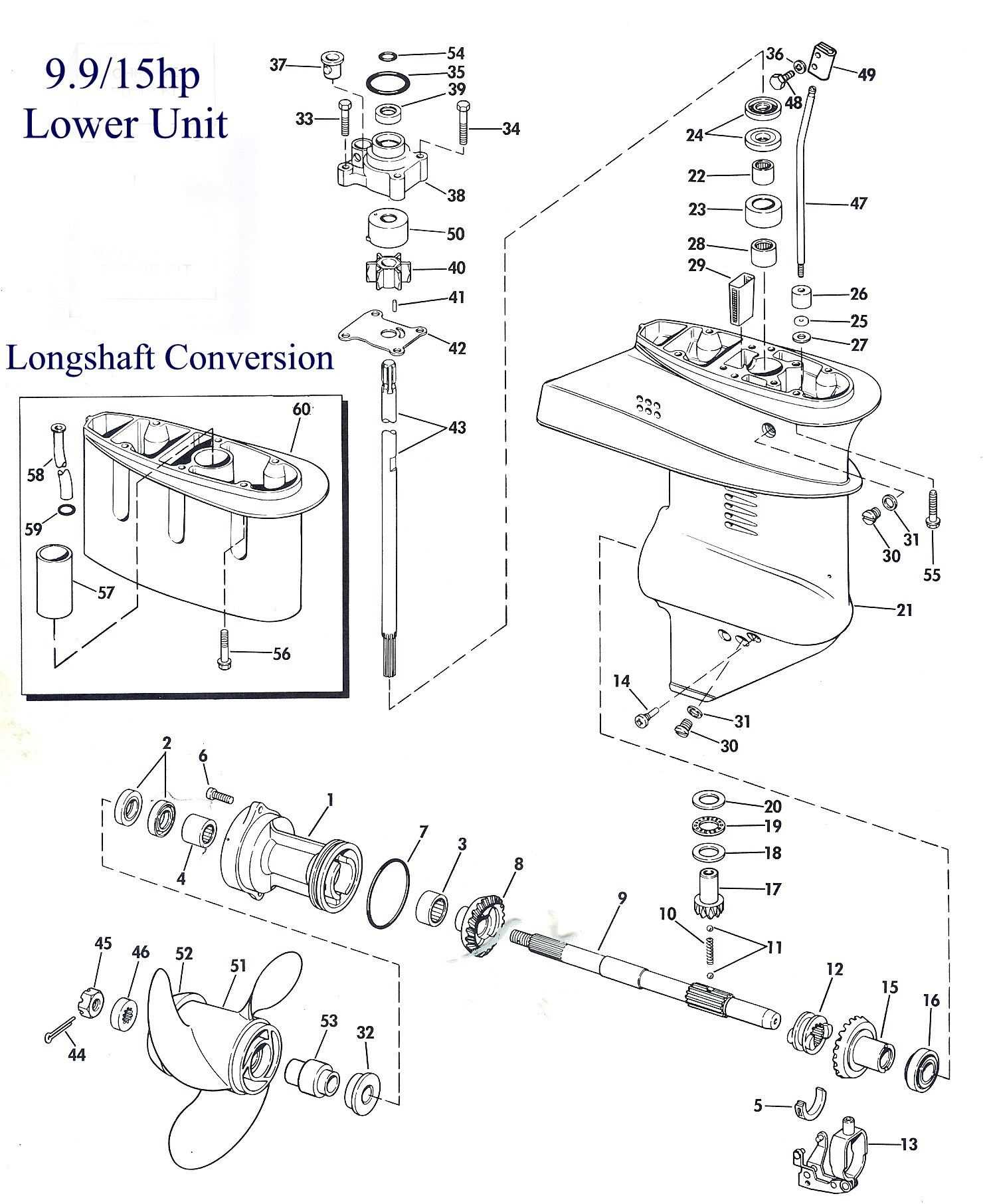 mercury 15 hp outboard parts diagram