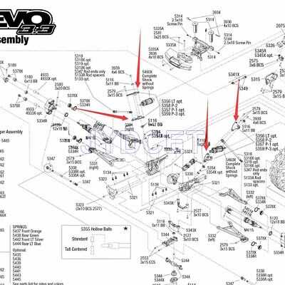 e revo vxl parts diagram