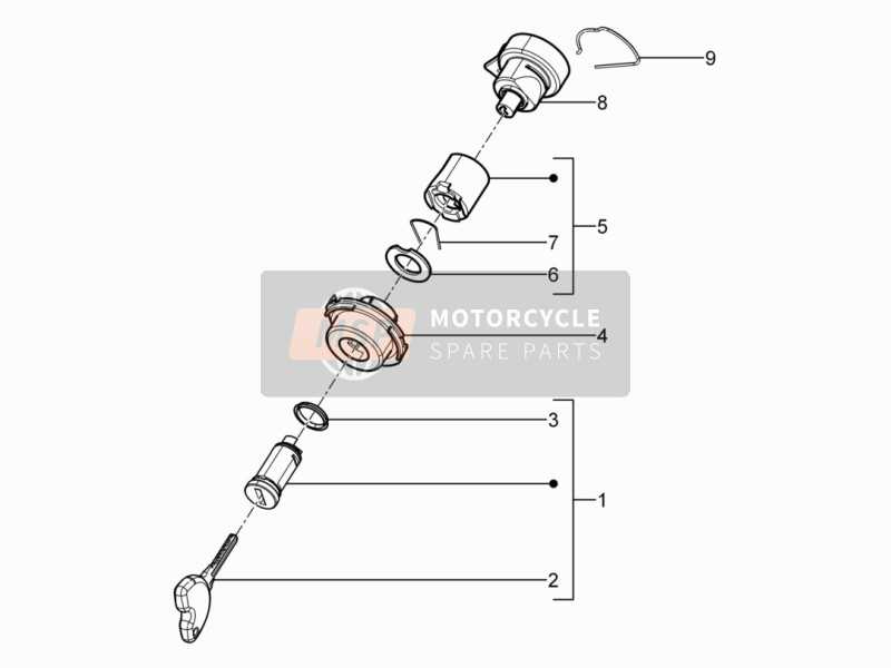 lock cylinder parts diagram