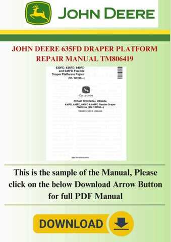 john deere 635fd parts diagram