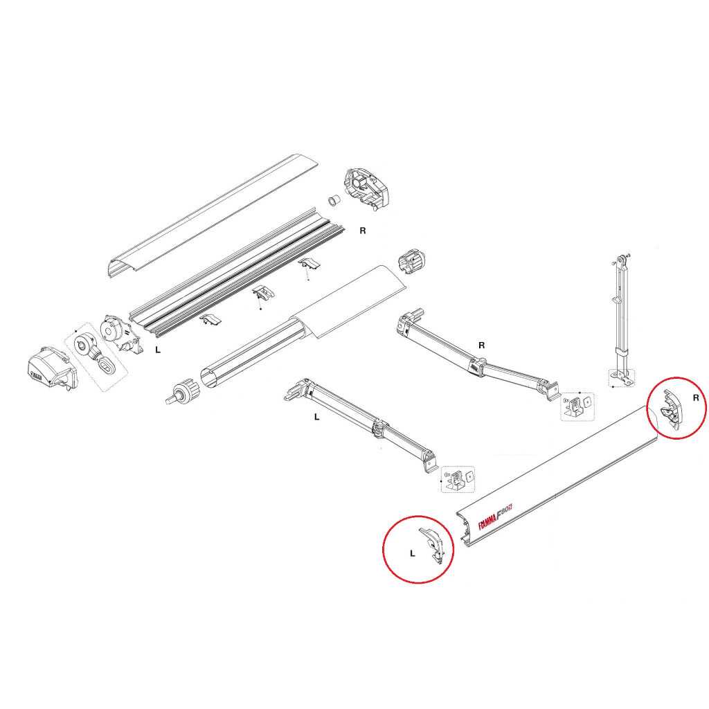 fiamma awning parts diagram