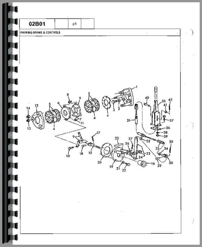 ford 755 backhoe parts diagram