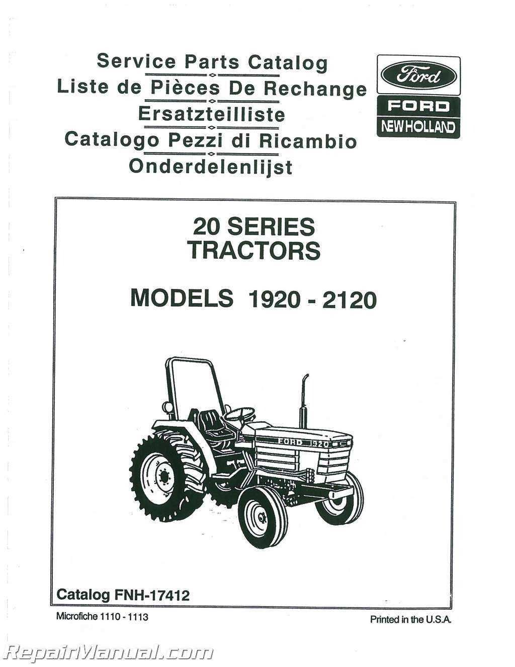 ford naa parts diagram