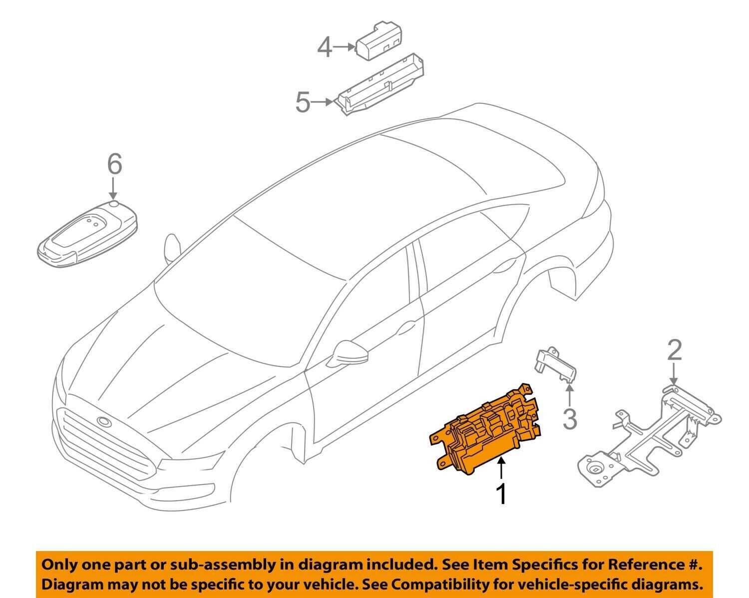 ford fusion body parts diagram