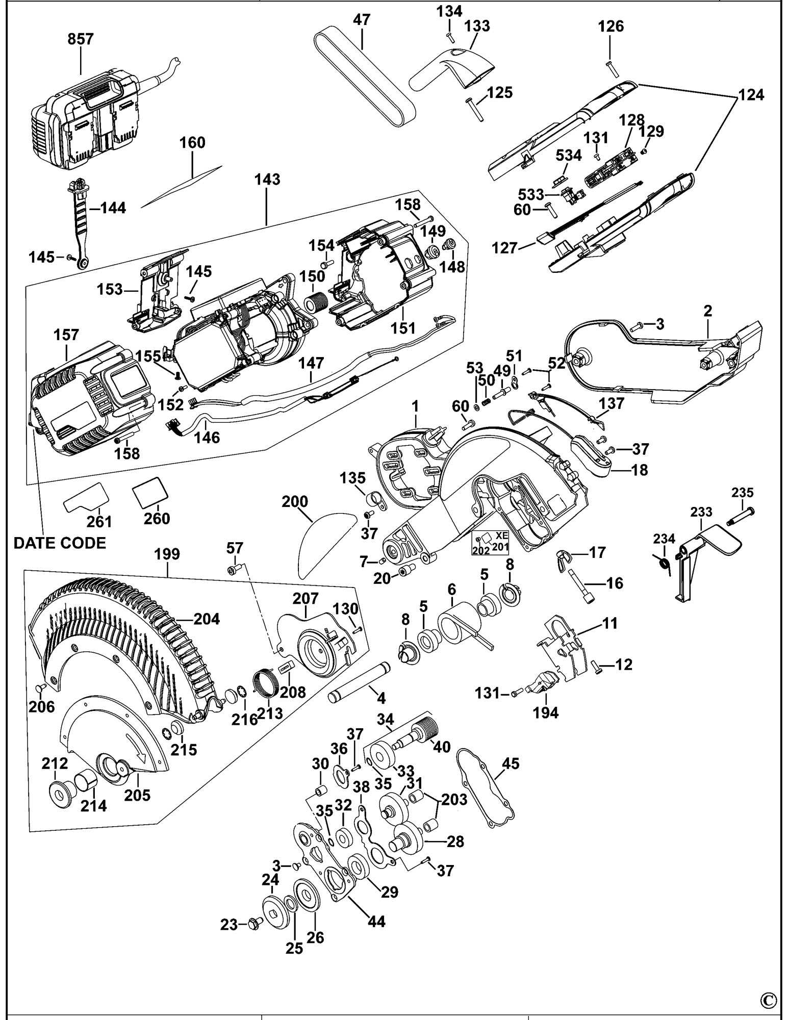 dewalt dw705 parts diagram