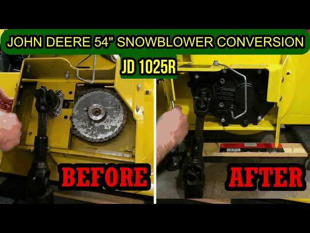 john deere 54 quick hitch snowblower parts diagram