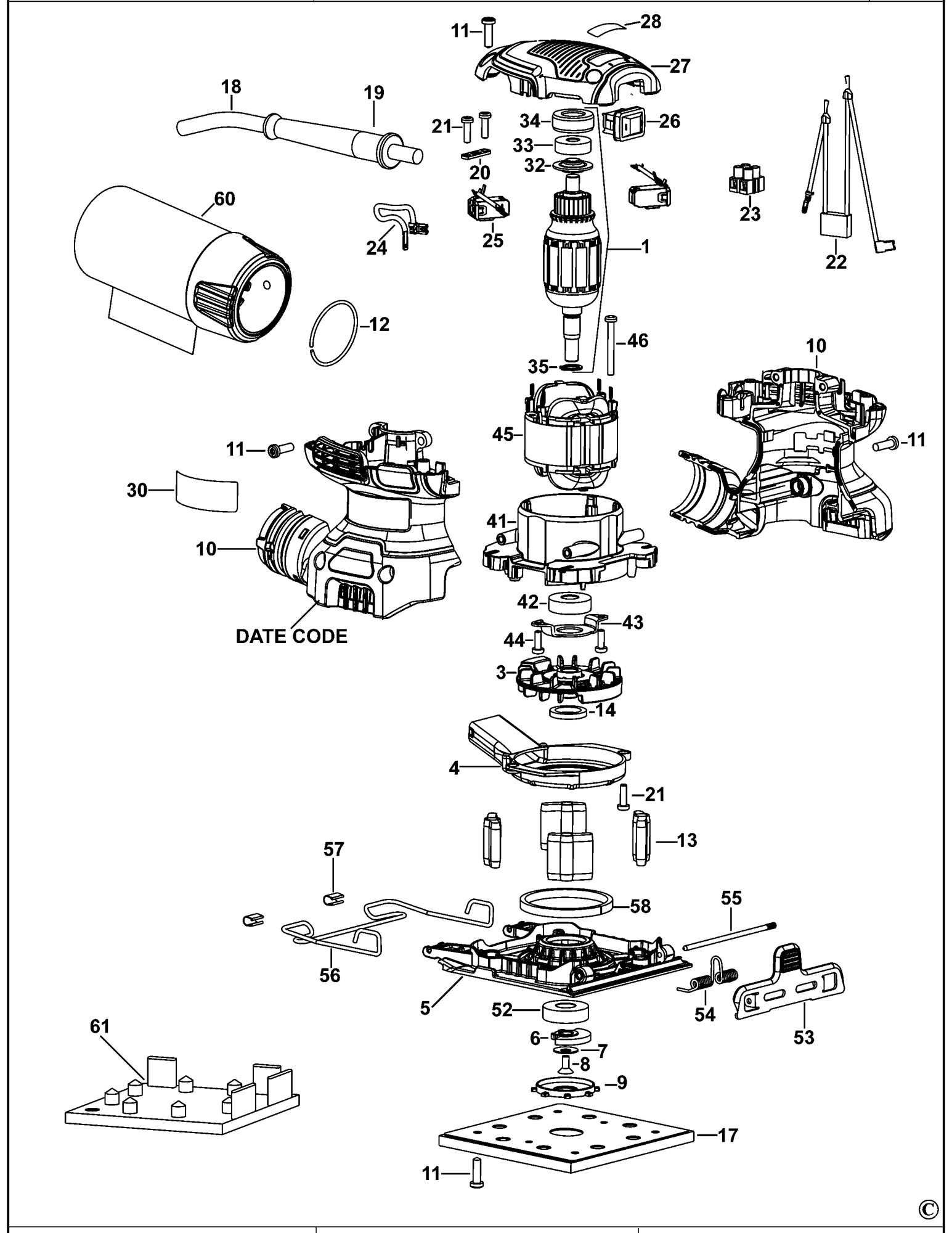 dwe6421 parts diagram