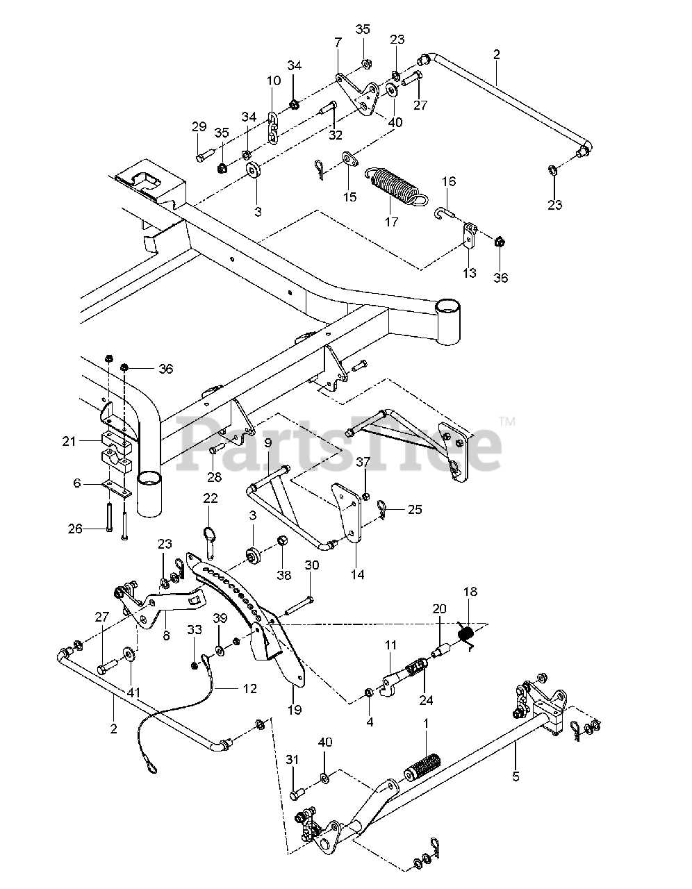 husqvarna m zt 61 parts diagram